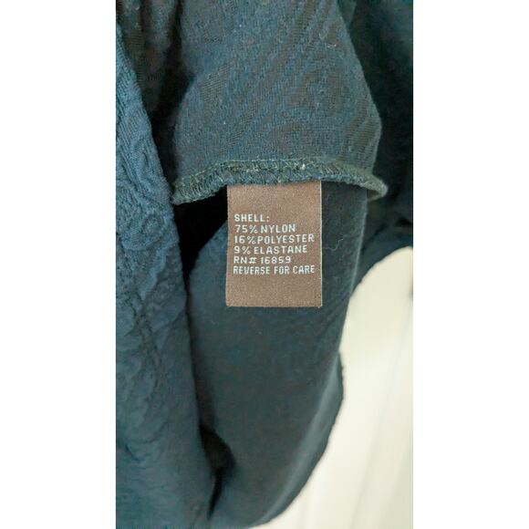 J. McLaughlin Bedford Green Textured Sporty Quarter Zip Dress - Picture 6 of 9